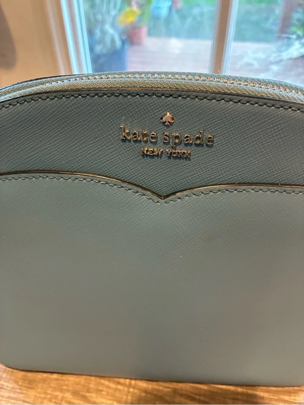 kate spade slate blue dome crossbody